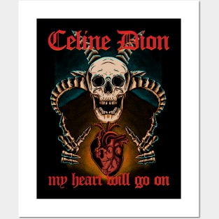 Celine Dion my heart will go on metal Posters and Art